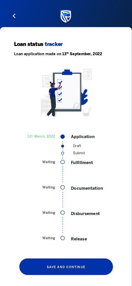 Stanbic Vehicle and Asset Finance loan status tracker